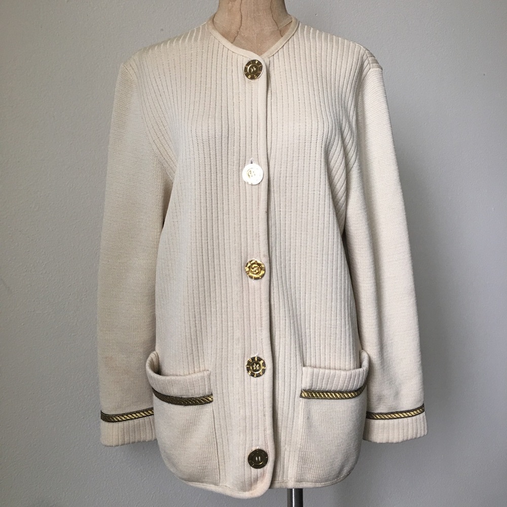 VINTAGE GIVENCHY KNIT JACKET BLAZER